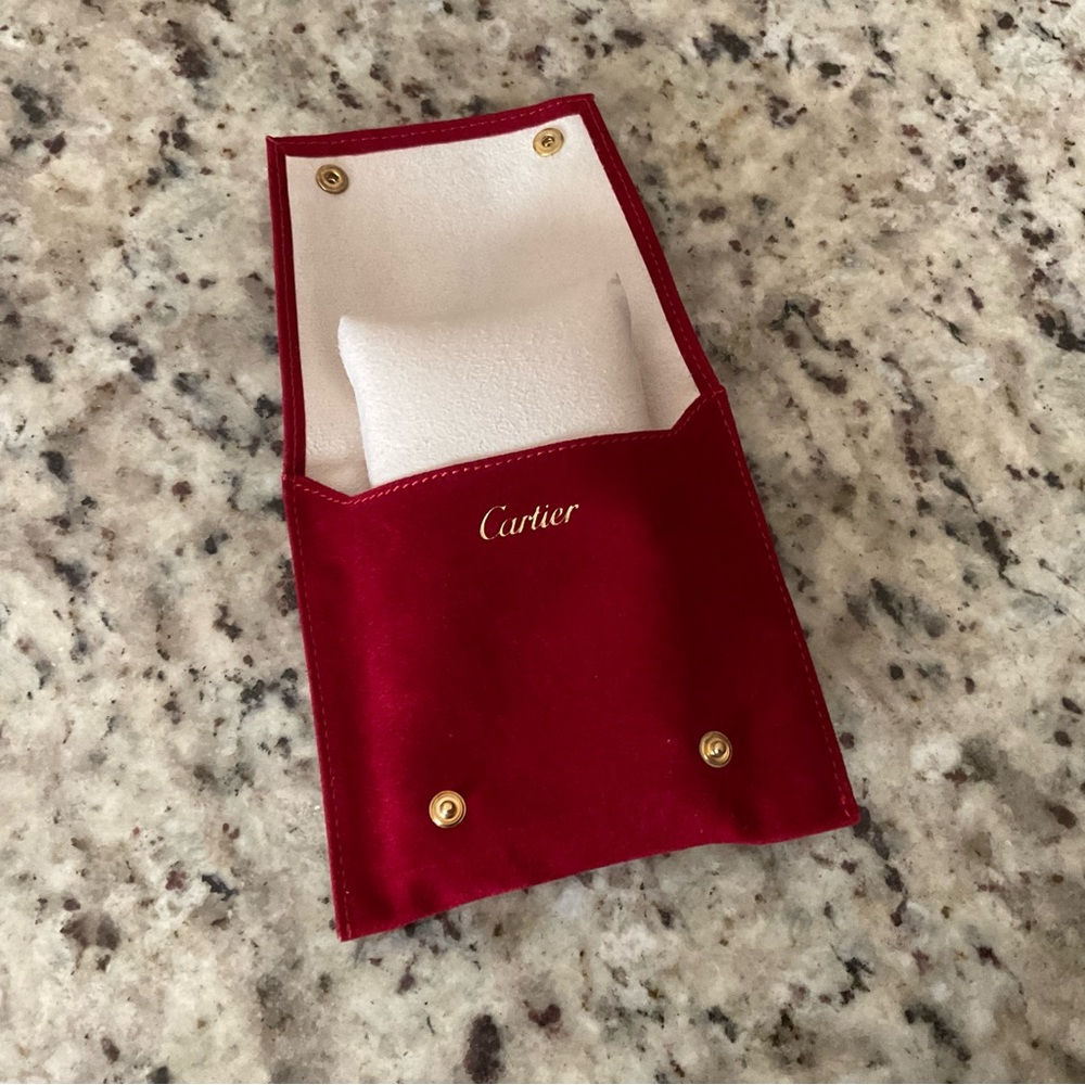 New Cartier Watch Travel Pouch With Pillow